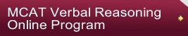 Mcat Verbal Reasoning online program
